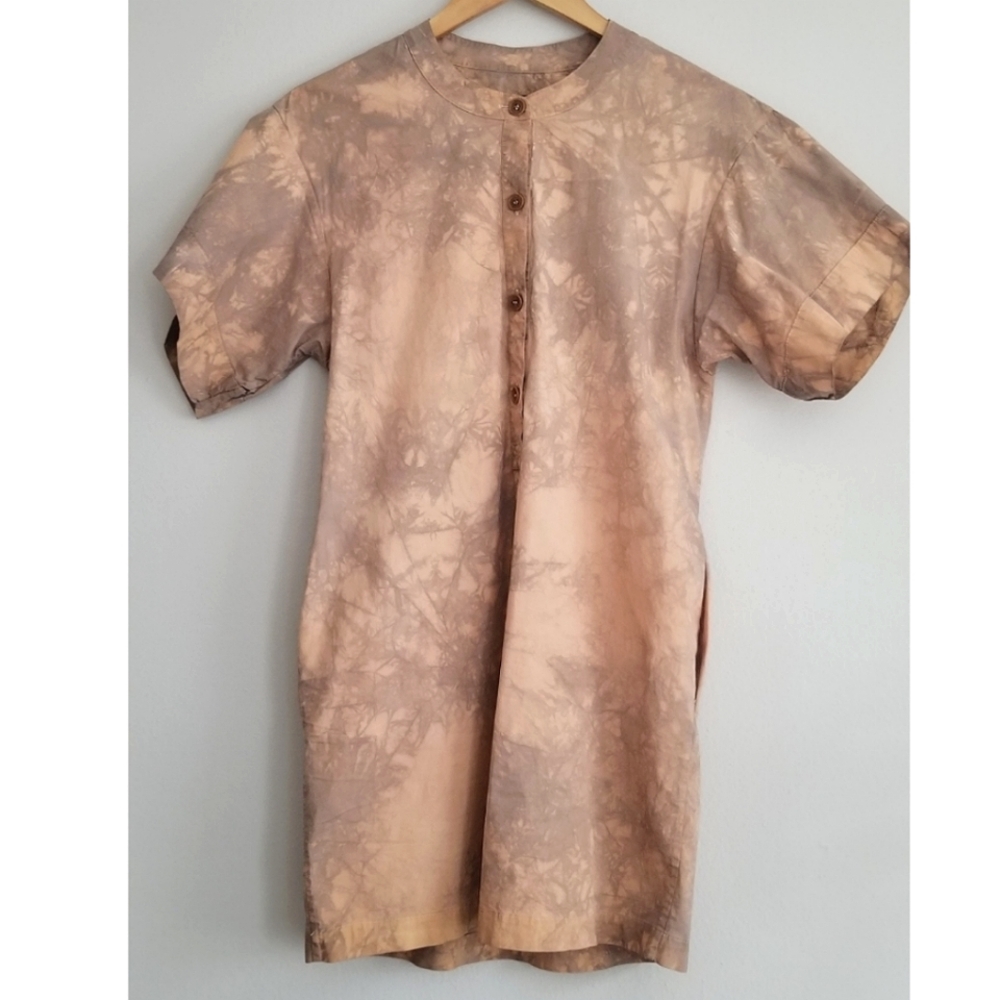 Upcycled! Theory short sleeve cotton sheath dress